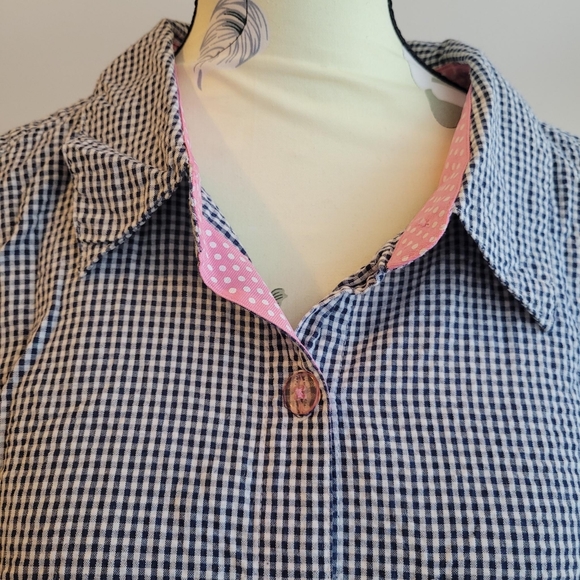Vintage Quacker Factory Gingham Shirt - Picture 4 of 7